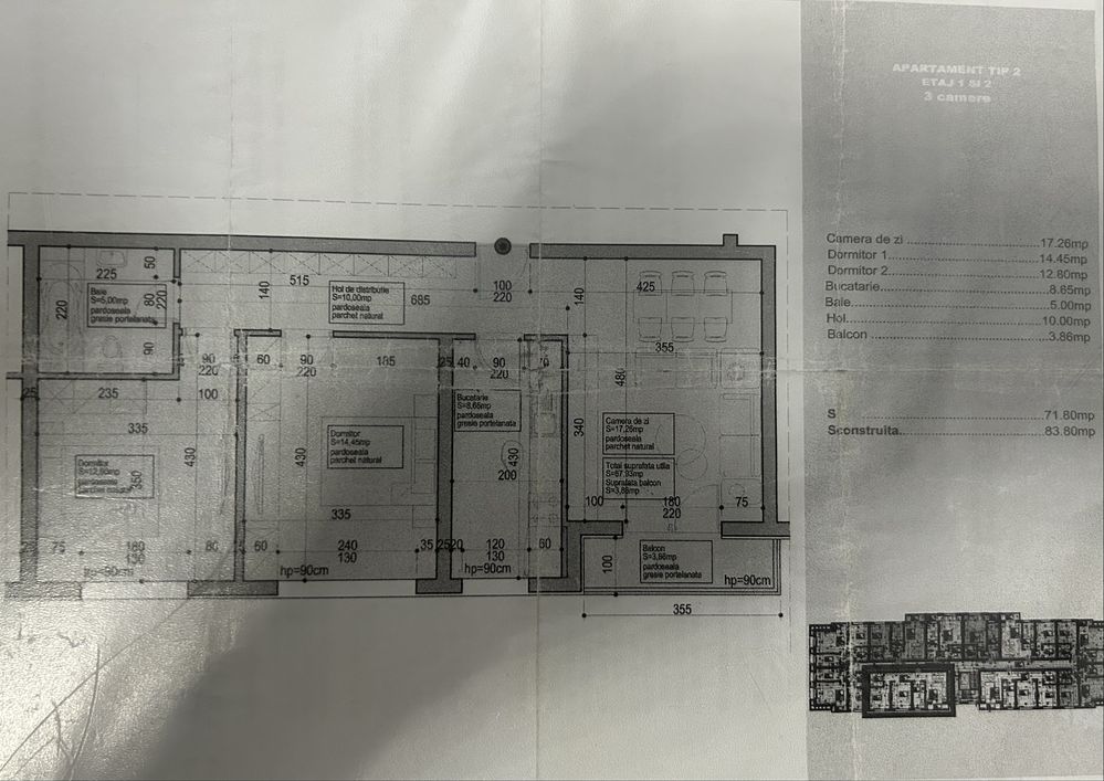 Schimb Apartament Plaza Exigent Lujerului cu Auto/Teren ilfov