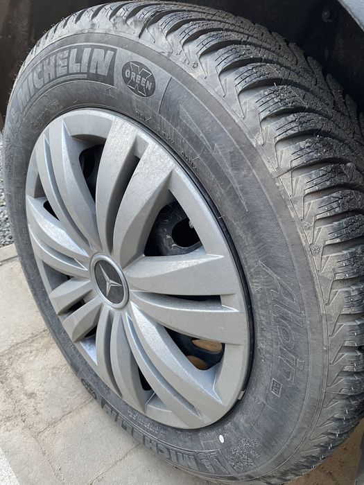 Jante Mercedes cu senzori R17 si anvelope vara Michelin 215/60/17