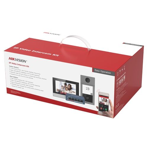 KIT videointerfon pentru o familie’Wi-Fi 2.4Ghz’monitor 7 inch – HIKVI