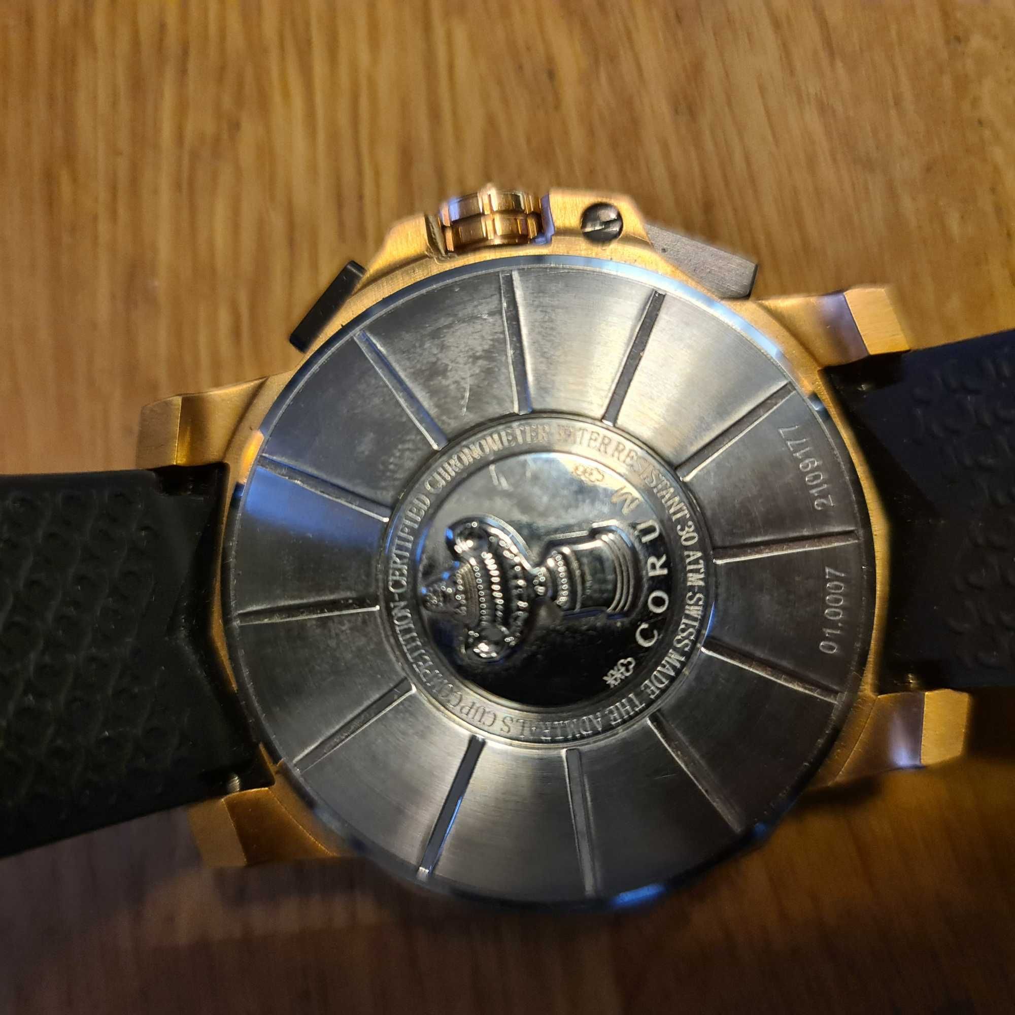20% Промоция от цената-Нов мъжки лукс часовник CORUM-50mm,chronometer.