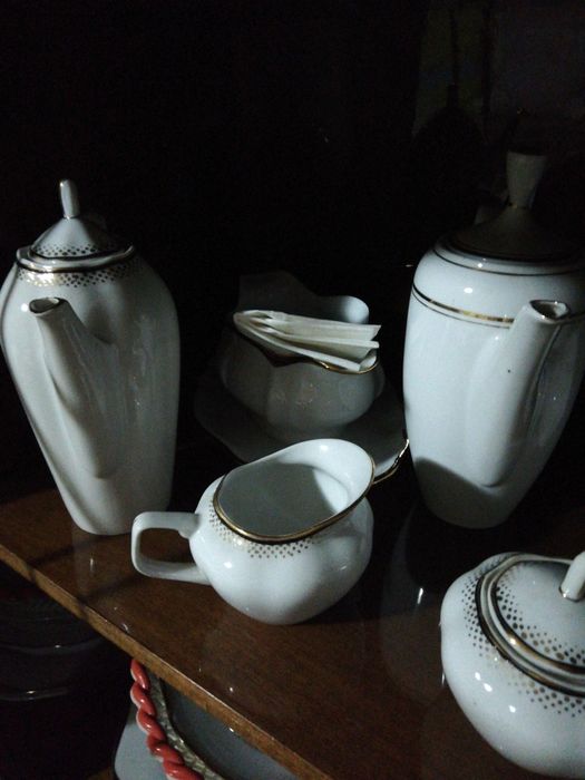 Set tava și castron portelan