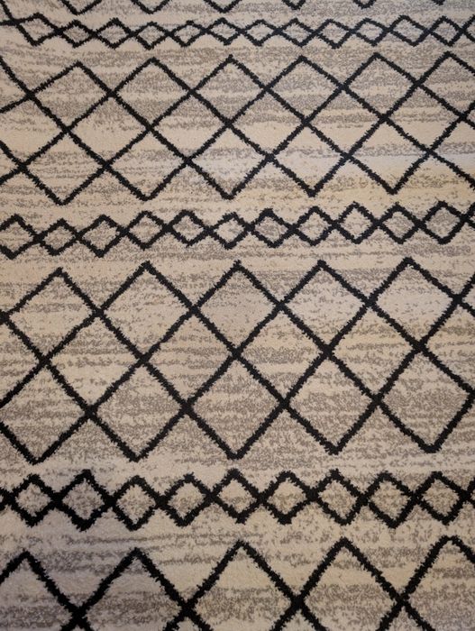 Set 3 covoare – model geometric modern – stare excelentă