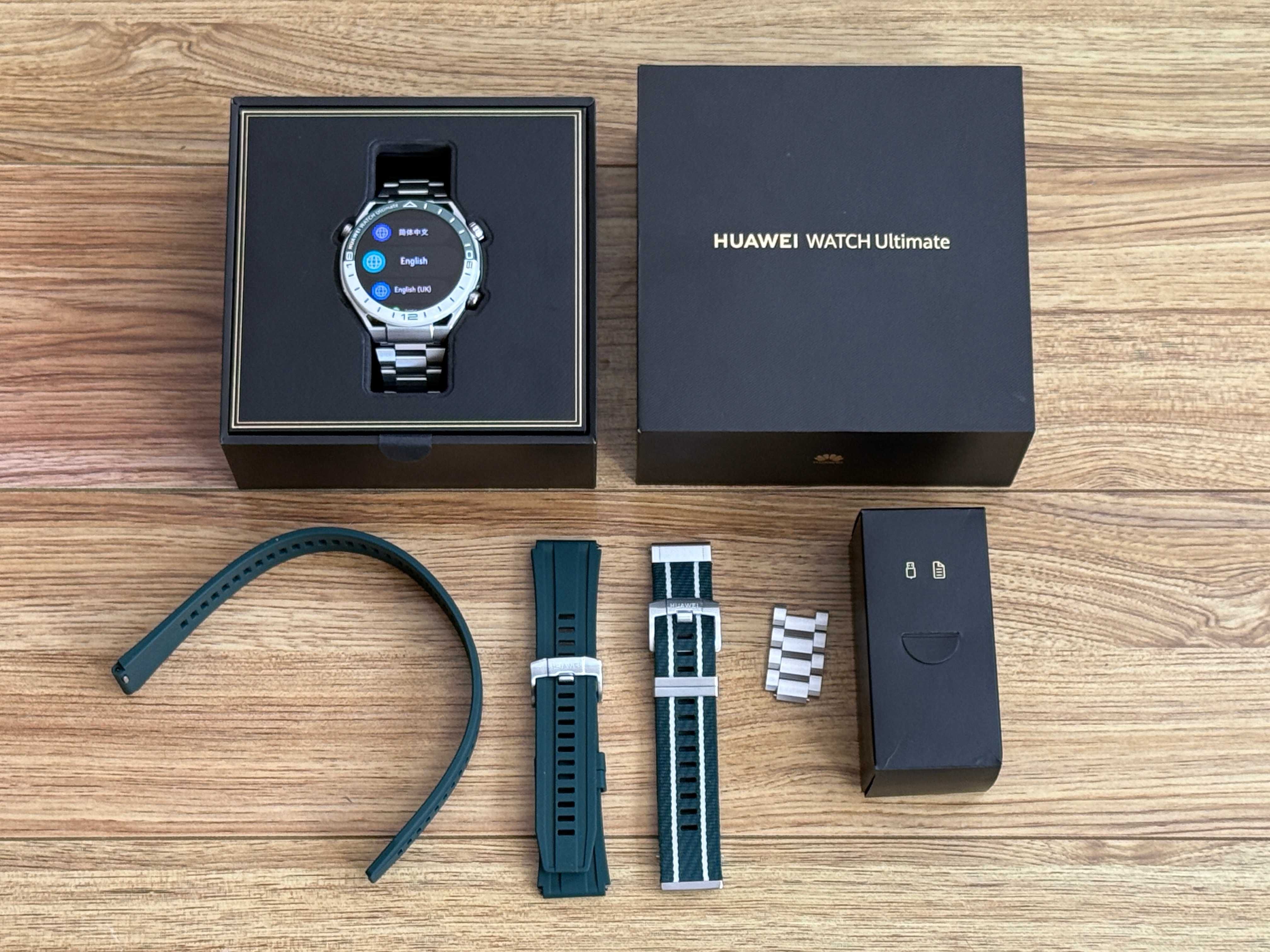 Huawei Watch Ultimate Green Titanium/Full Pack/Гаранция