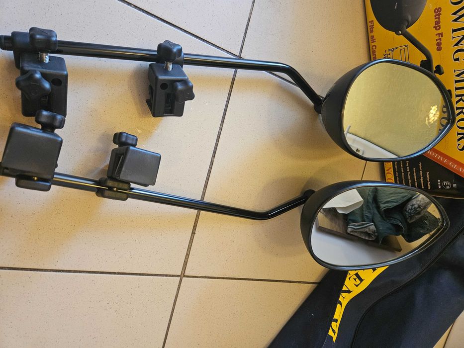 Aero 4 CONVEX universale brat lung Milenco suplimentare oglinzi rulota