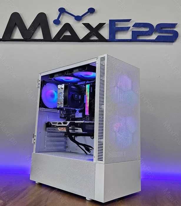 Геймърски компютър! RX 6600, Ryzen 5 5500, 16GB RAM, 600 W - Нов!