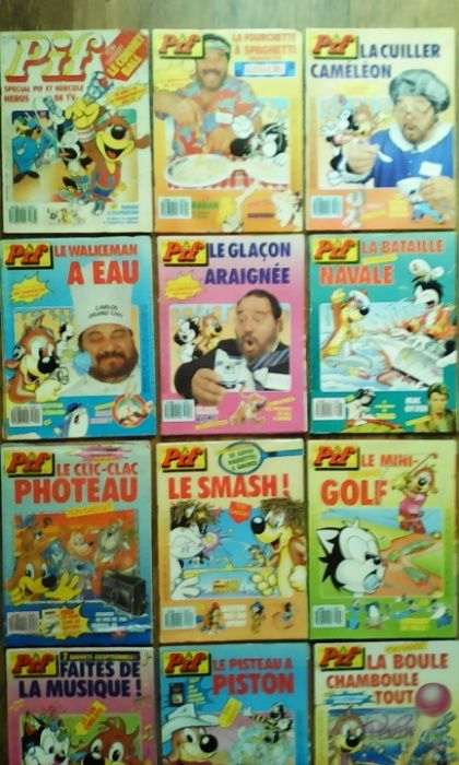 Списания книжки комикси ПИФ PIF притурки стикери и плакати