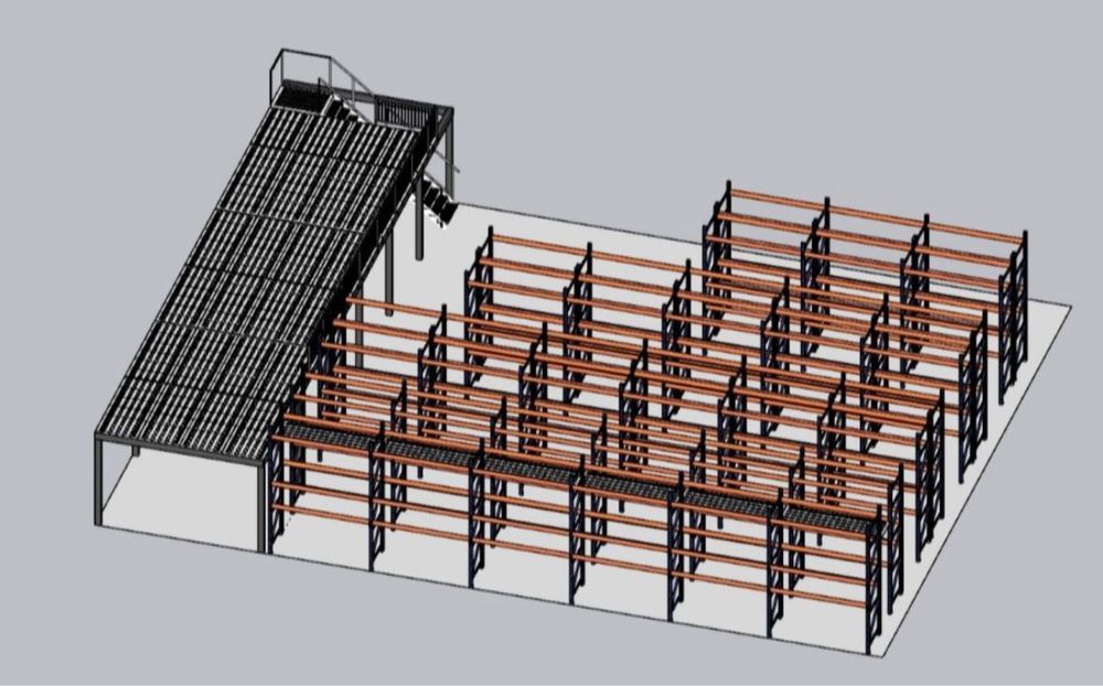 Rafturi metalice industriale