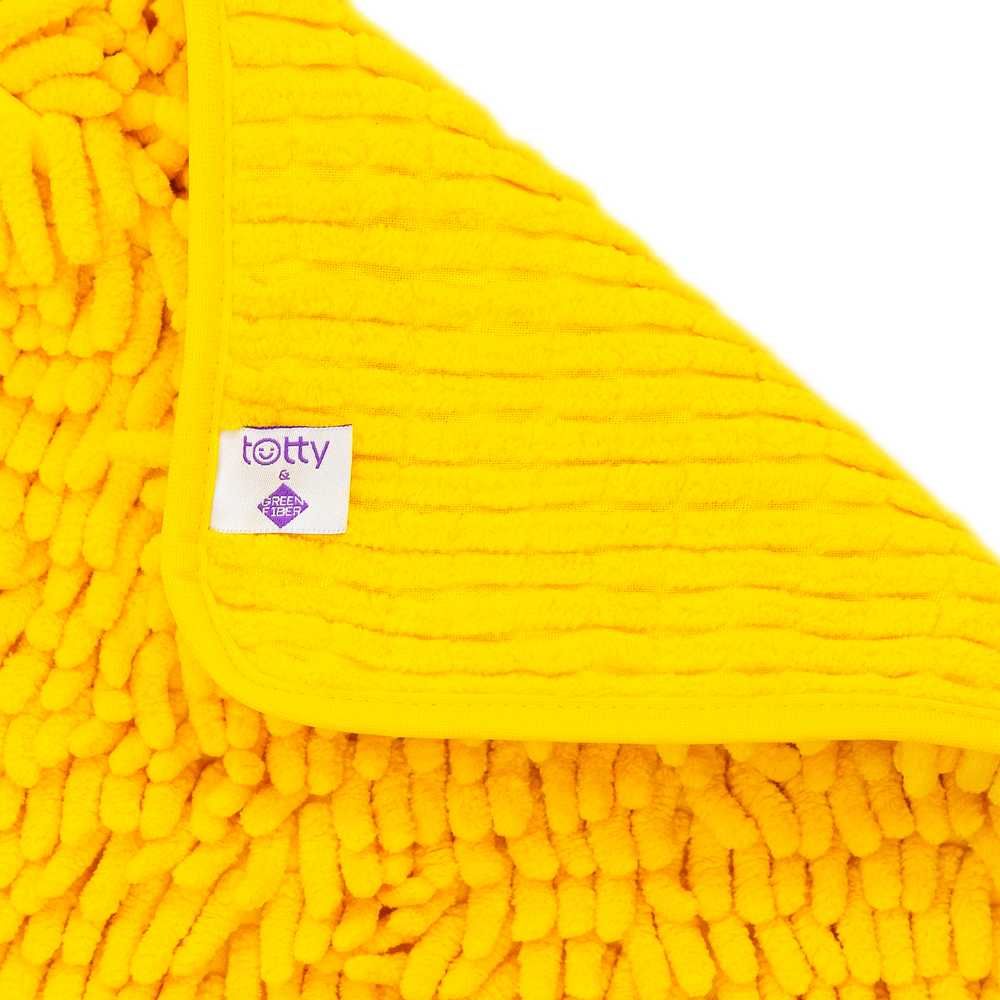 Детское полотенце для рук Green Fiber & Totty, желтое.