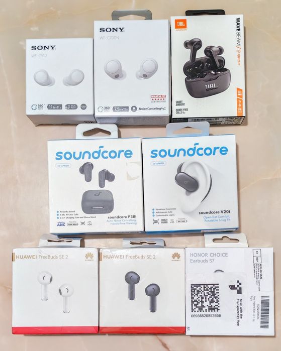 Căști audio noi, mai multe modele, super preț !