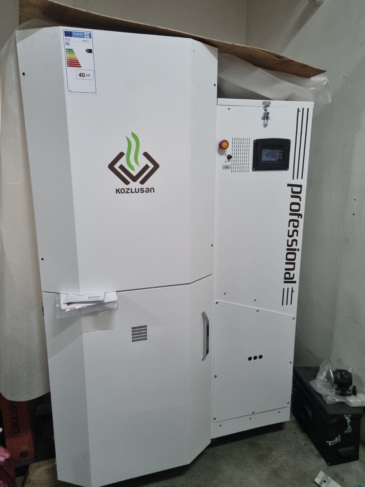 Отоплителен  котел на пелети 40 kW.