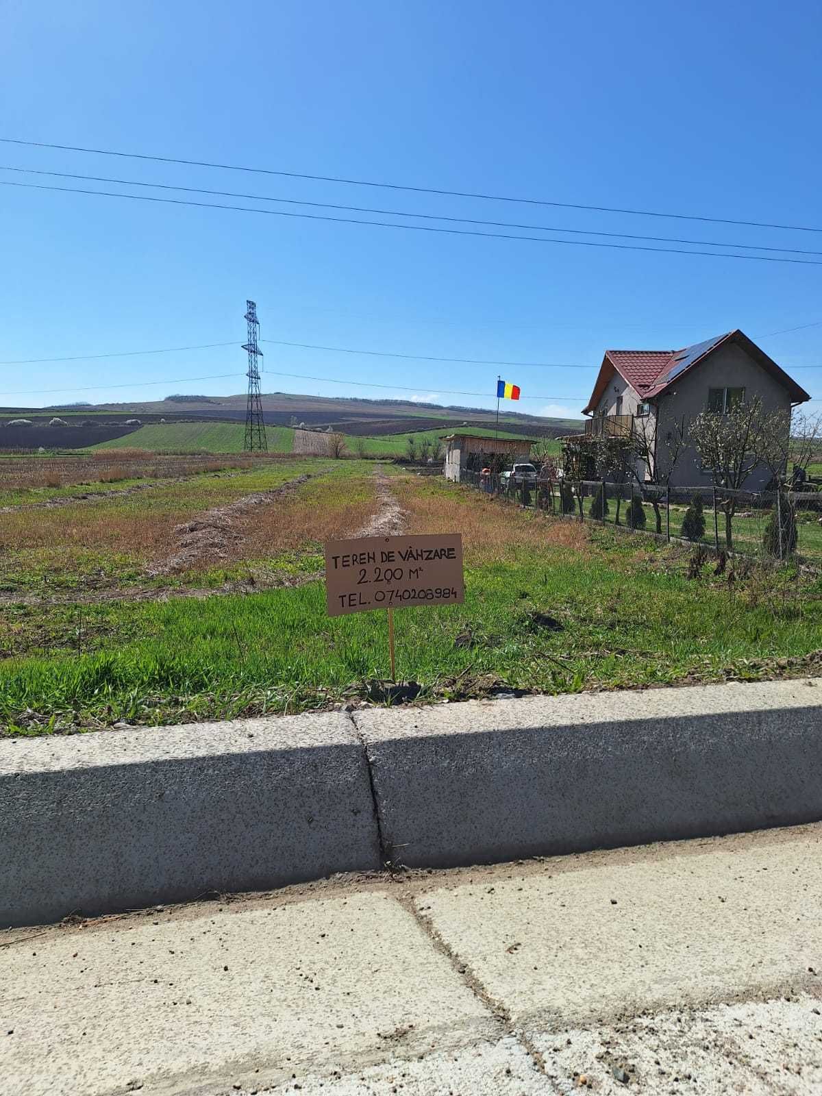 Teren de vânzare, sat Gadalin comuna Jucu