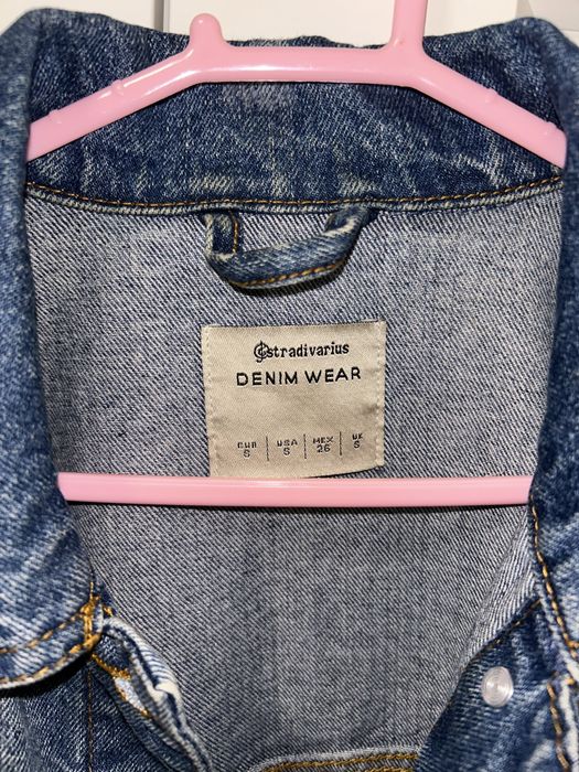 Дамско дънково яке Stradivarius размер S