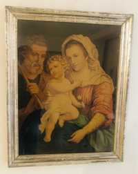 Icoana catolica  “Maria cu Pruncul si Iosif”