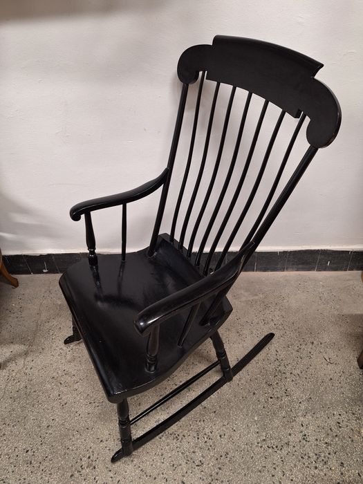 Античен Американски люлеещ стол Boston Rocker