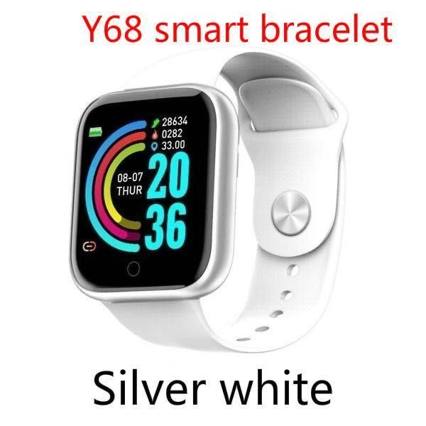 ПРОМО Умен Смарт Часовник Y68 Гривна Smart Watch крачкомер часовници