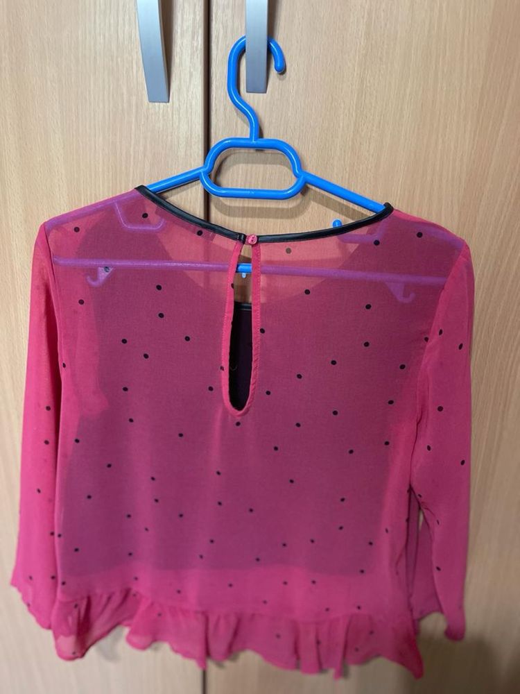 Bluza cu buline Bershka XS