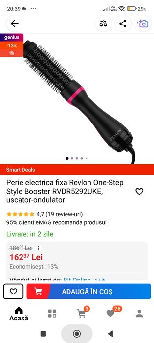 Perie cu aer cald, Revlon