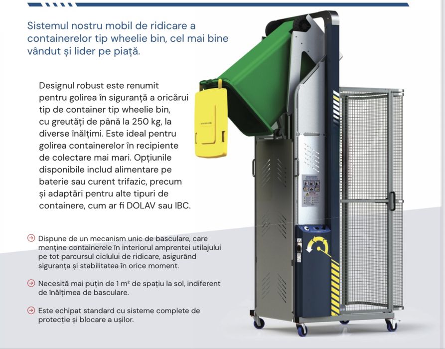 Echipamente pentru ridicarea containerelor