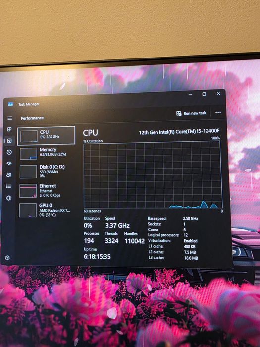 Vand setup placa de baza H610M H plus procesor i5 12400F plus