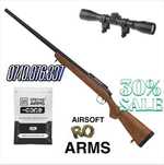 Pusca Airsoft Regminton700 Wood Mod 4,8j Daunatori/Tinta Luneta+Bile