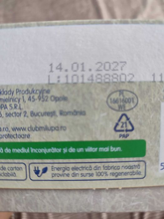 Lapte milumil lapte de început 0-6 luni