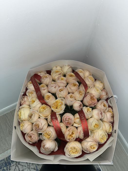 Роскошный букет из 51 розы