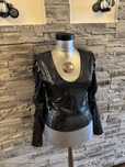 Bluza maneci bufante cu paiete deosebita s/m