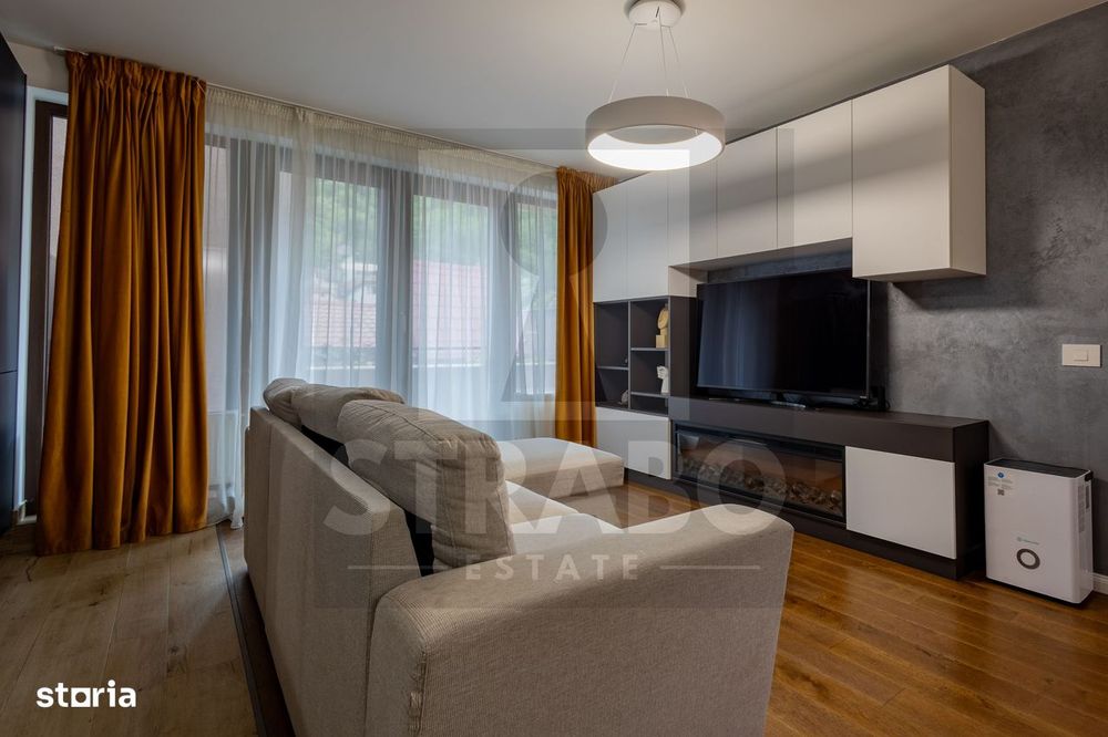 Apartament 2 camere mobilat complet, parcare subterana Schei