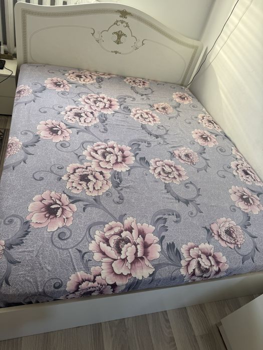 Двухспальный кравать жағдайы өте жақсы матрасымен