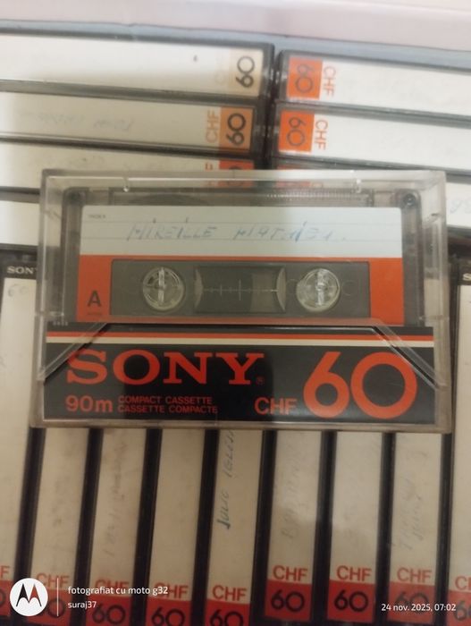 Lot casete Sony C60 low noise