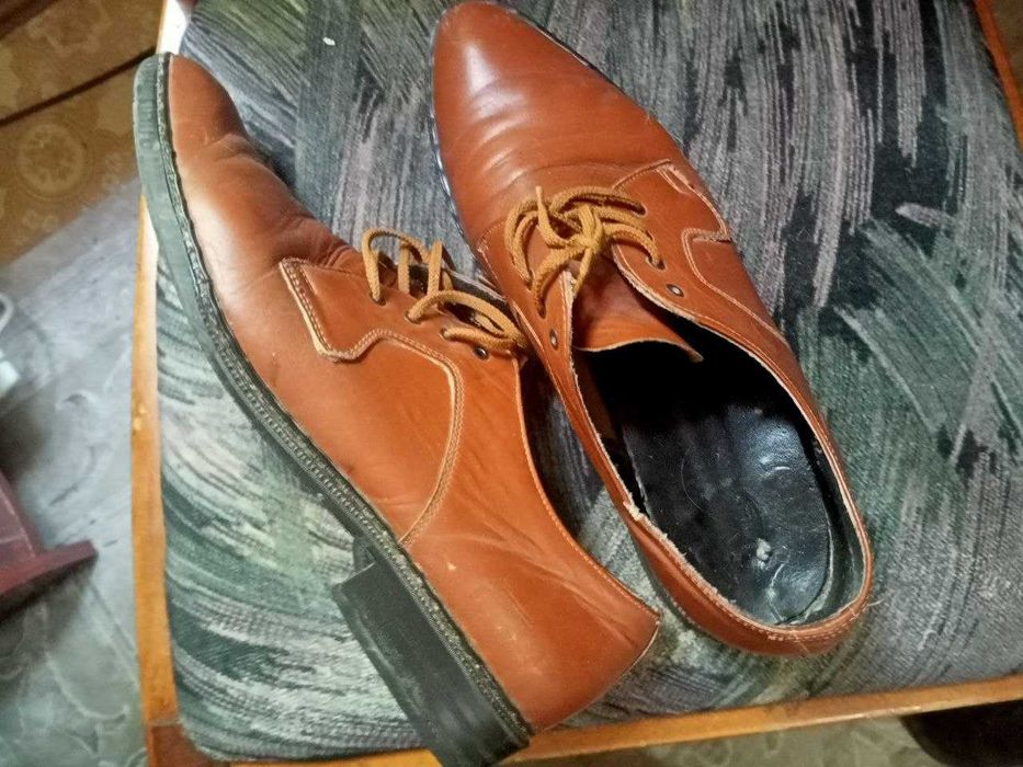туфли мужские. кожанные. производство чехословакия.