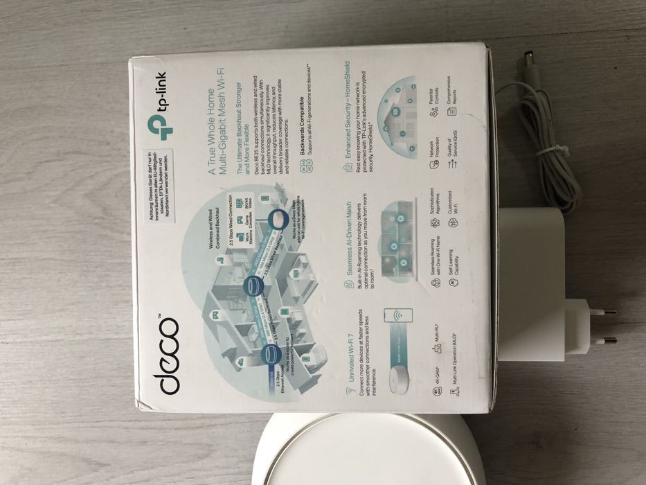 TP-Link Deco BE3600 (1-Pack) - Най-новото от Wi-Fi 7 / 2х2.5G портове