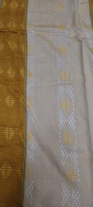 Шторы полосами двух расцветок