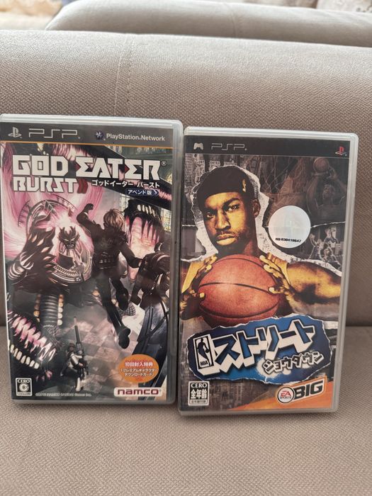 Игры PSP God Eater и NBA Street