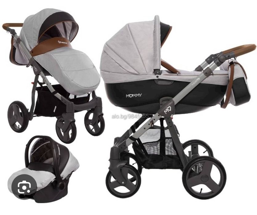 Mommy бебешка количка baby active 3в1
