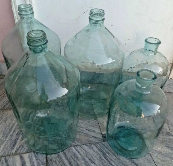 бутыль стеклянная СССР 10 и 20 литров