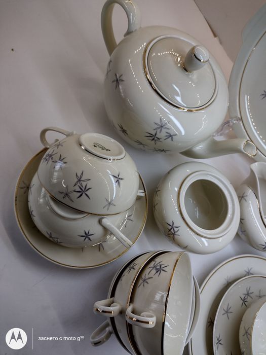 Сервиз за чай или кафе за 6 човека Lettin 1956-1969