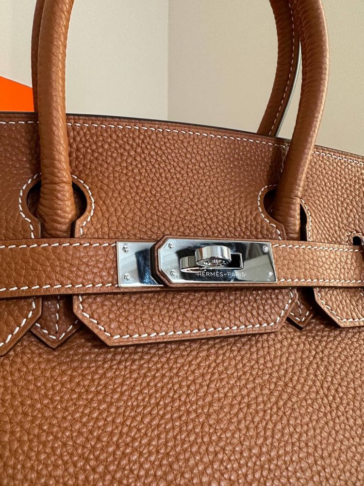 Hermes Birkin 30 из натуральной кожи