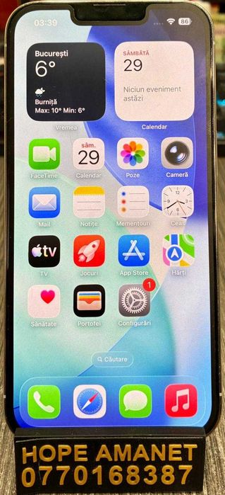 Hope Amanet P4 iPhone 13 Pro / 128GB / Baterie Service