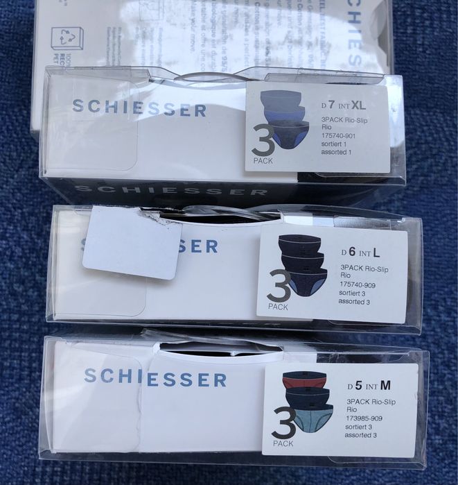 Schiesser ОРИГИНАЛНО мъжко бельо/боксерки и слипове - M-L-XL