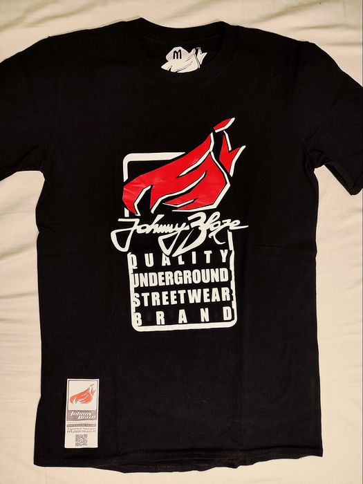 Tricou Johnny Blaze negru, M/S // nepurtat