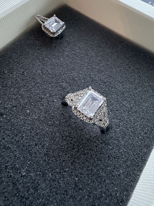 Сребро 925 - комплект обеци и пръстен