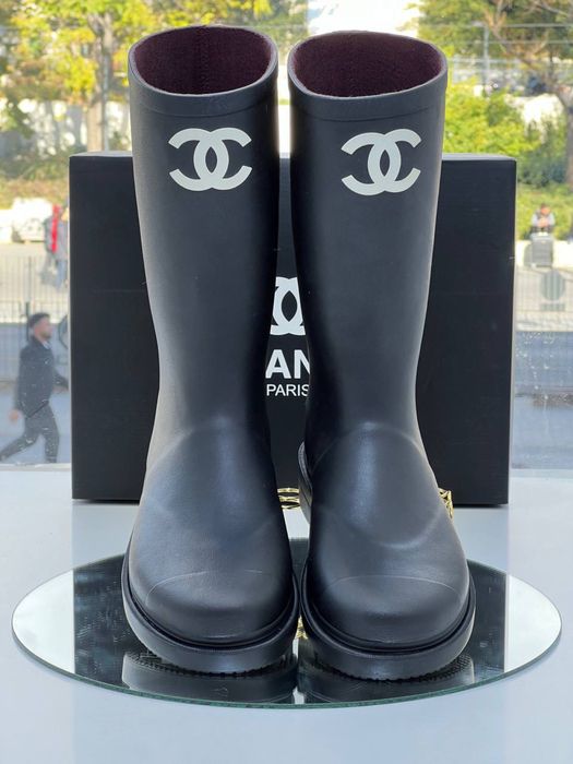 Cizme Chanel Premium cauciuc 36-40 full box
