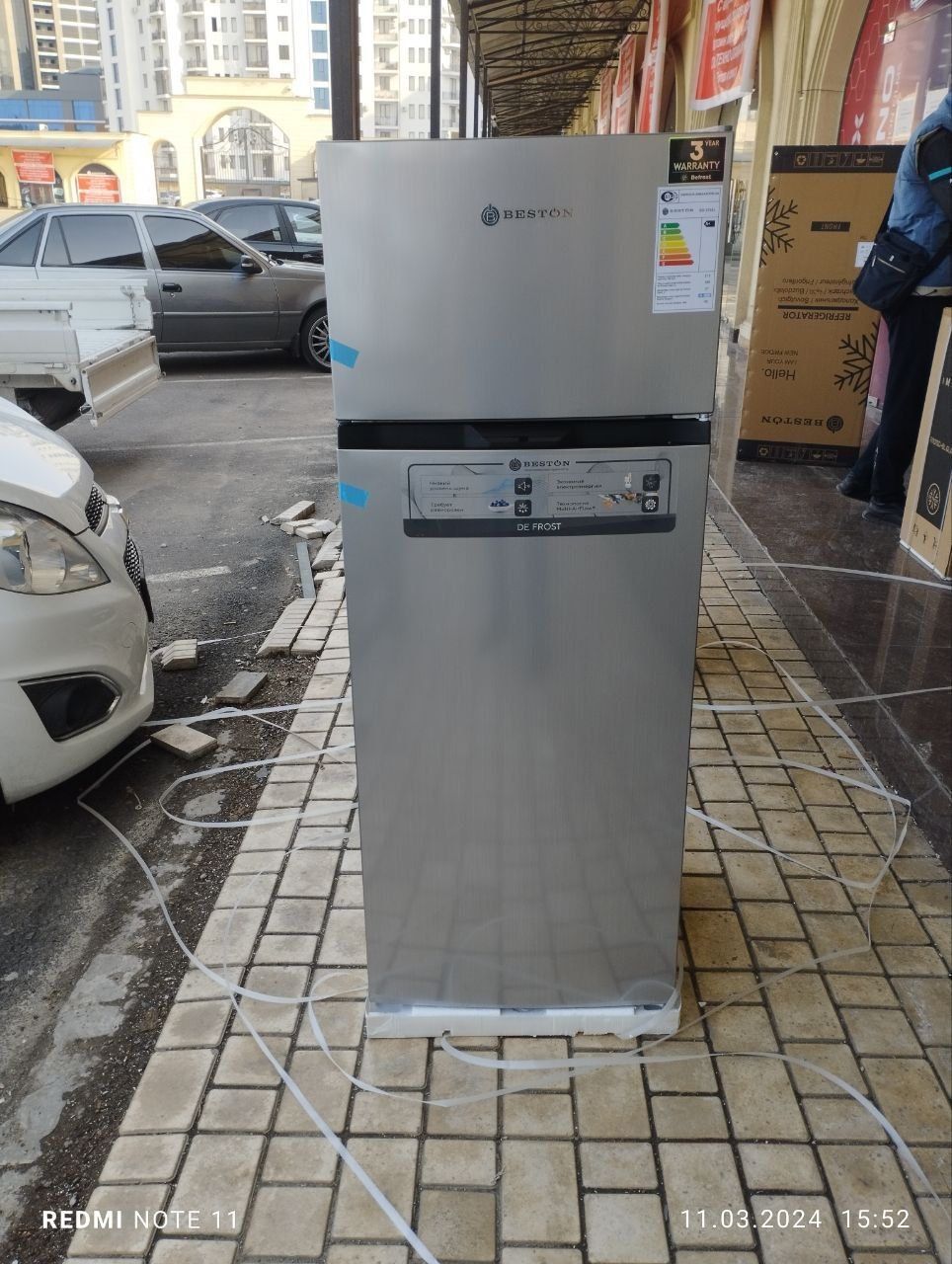 Xolodilnik beston 205 litr skidka oq rang 195 seri 205