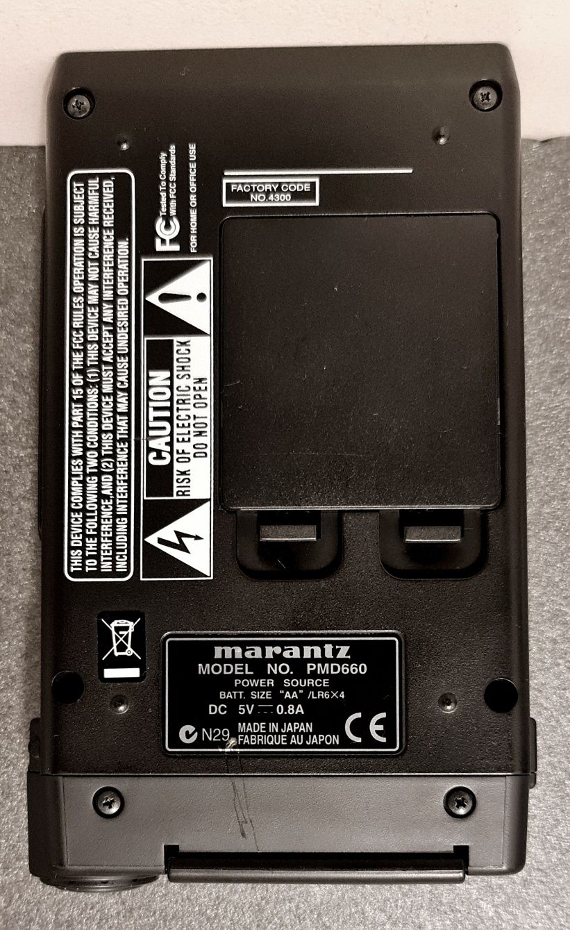 Marantz pmd 660 .