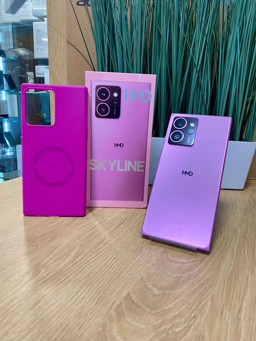 НОВ !!! HMD Skyline, 256GB, 12GB RAM, 5G, Neon Pink