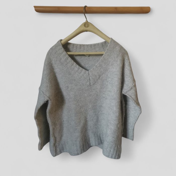 pulover Zara knit de iarna calduros din lana