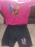 Compleu dama roz/negru