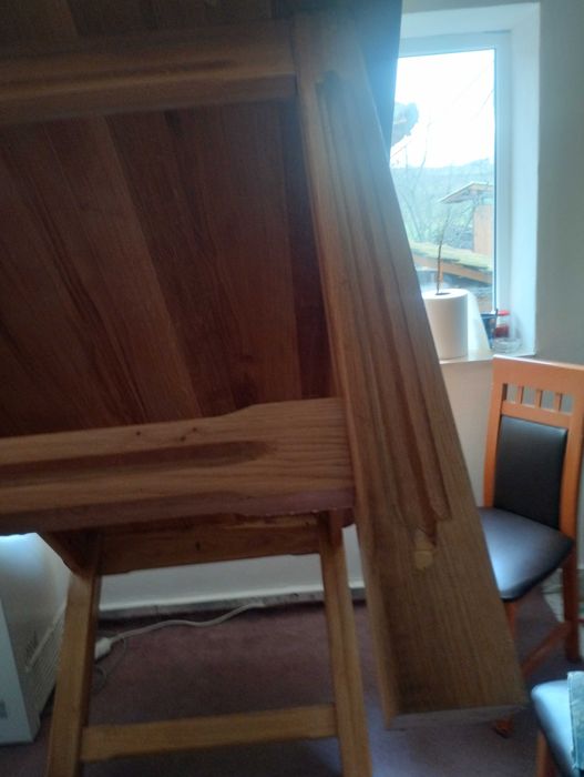 Masă nouă din lemn masiv, stejar!