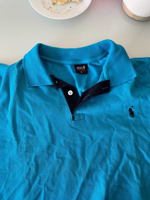 tricou polo albastru MARIME M